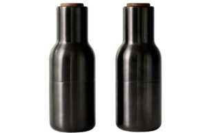 Audo CPH Set dvou bronzově černých kovových mlýnků na sůl a pepř AUDO GRINDER 20