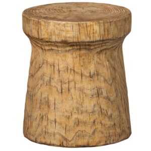 Hoorns Zahradní stolek Divano 37 cm s dřevěným dekorem