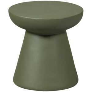 Hoorns Tmavě zelený odkládací stolek Emilia 30 cm
