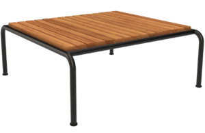 Hnědo-černý přírodní dřevěný zahradní konferenční stolek Houe Avon 81