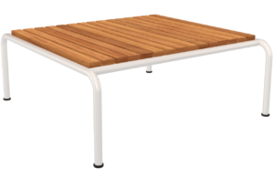Hnědo-bílý přírodní dřevěný zahradní konferenční stolek Houe Avon 81