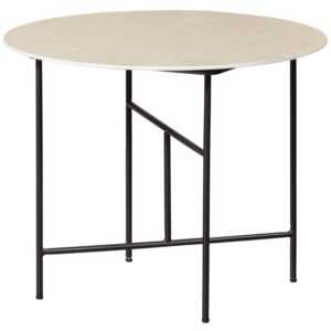 Hoorns Béžový mramorový konferenční stolek Tatum 60 cm
