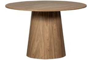 Hoorns Hnědý kulatý jídelní stůl Ann 120 cm