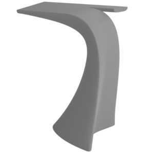 VONDOM Matně šedý plastový barový stůl WING 76 x 50 cm