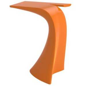 VONDOM Oranžový plastový barový stůl WING 76 x 50 cm