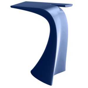 VONDOM Modrý plastový barový stůl WING 76 x 50 cm