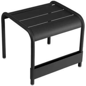 Černý kovový zahradní odkládací stolek Fermob Luxembourg 44 x 42 cm