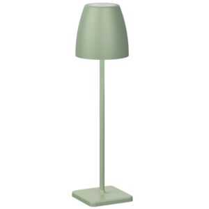 Zelená kovová nabíjecí stolní LED lampa Nova Luce Colt M