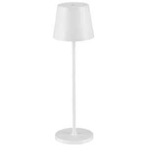 Bílá kovová nabíjecí stolní LED lampa Nova Luce Seina