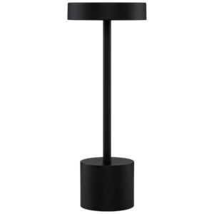 Černá kovová zahradní stolní LED lampa Nova Luce Fumo