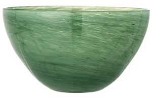 Zelená skleněná miska Bloomingville Esmaralda 25 cm
