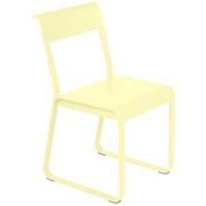 Citronově žlutá kovová zahradní židle Fermob Bellevie