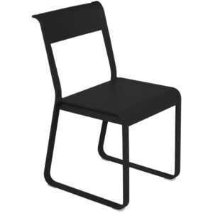 Černá kovová zahradní židle Fermob Bellevie
