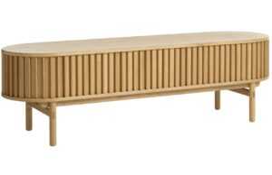 Dubový TV stolek Unique Furniture Carno 160 x 45 cm